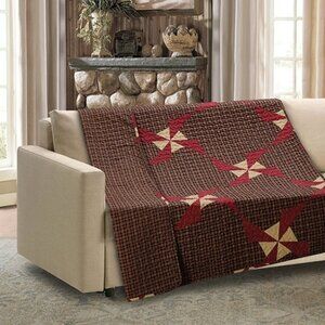 Country Style Quilted Throw